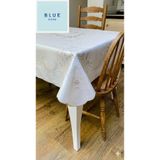 Blue Home 🆕 Dantel Görünümlü 1 .Sınıf PVC Lüks Masa Örtüsü - Sıvı Girmez Pvc - Silinebilir.