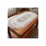 Blue Home 🆕 Dantel Işleme Görünümlü Pvc Runner Sehba Dolap Örtüsü/ Ebat :40 cm x 83 cm- Oval