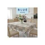 Blue Home 🆕Fiesta Lux Pvc Elyaflı Masa Örtüsü - Su Geçirmez Modern Desen Mutfak ve Yemek Masası Örtüsü.