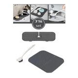 Blue Home Lıght 3 lü BANYO SETİ LÜKS SİLİKON 1. KALİTE MUSLUK MATI BULAŞIK MATI FIRÇA BHL