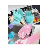 Blue Home Lıght Magic Gloves Sihirli Bulaşık Eldiveni Mutfak Banyo Temizleme Eldiveni Ev iş Pratik BHL