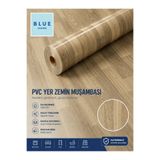 Blue Home Yer Zemin Döşemesi Laminant Desen Soba Altı Pvc Yer Muşambası ENİ : 100 CM