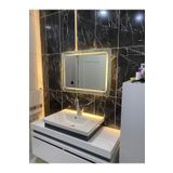 BLUE HOUSE 80*60 Led'li Kumlamali Lavabo Banyo Aynasi