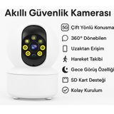 Blue İnter 5g Destekli Akıllı Güvenlik Kamerası 360° Döner, Gece Görüşlü, Çift Yönlü Konuşma- Cmr- 23 - CMR23