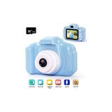 Blue İnter Blueintermini 1080P Çocuklar Için (4 GB Sd Kart Dahil) Dijital Fotoğraf Makinesi Son Versiyon - Açık Mavi