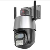 Blue İnter Çakarlı Full Hd 8x Zomm Speed Dome Kablosuz Dış Mekan Güvenlik Kamerası CMR45 - Siyah