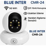 Blue İnter Cmr- 24 Akıllı Güvenlik Kamerası – 5g Destekli, 360° Dönebilen, Gece Görüşlü, Çift Yönlü Sesli - cmr-24
