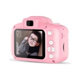 Blue Inter Mini 1080P Çocuklar Için Dijital Fotoğraf Makinesi Son Versiyon - Açık Pembe