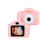 BLUE İNTER Pembe Renk Hd Çocuk Kamera Dijital Fotoğraf Makinesi
