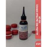 Blue Kimya Bayrak Kırmızısı Sıvı Gıda Boyası 100 gr Su Bazlı Likit Allura Red E129