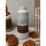 Blue Kimya Kahverengi Sıvı Gıda Boyası 1 kg Su Bazlı Likit Chocolate Brown E155