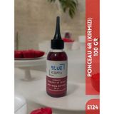 Blue Kimya Kırmızı Sıvı Gıda Boyası 100 gr Su Bazlı Likit Ponceau 4r E124 Ponso 4r