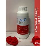 Blue Kimya Kırmızı Sıvı Gıda Boyası 500 gr Su Bazlı Likit Ponceau 4r E124 Ponso 4r