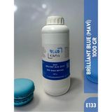 Blue Kimya Mavi Sıvı Gıda Boyası 1 kg Su Bazlı Likit Brilliant Blue E133