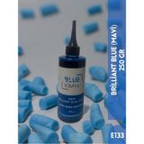 Blue Kimya Mavi Sıvı Gıda Boyası 250 gr Su Bazlı Likit Brilliant Blue E133