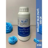 Blue Kimya Mavi Sıvı Gıda Boyası 500 gr Su Bazlı Likit Brilliant Blue E133