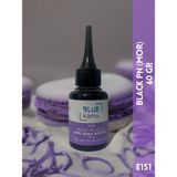 Blue Kimya Mor Sıvı Gıda Boyası 60 gr Su Bazlı Likit Black Pn E151