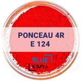 Blue Kimya Ponceau 4r E124 Ponso 4r Kırmızı Toz Gıda Boyası 250 gr