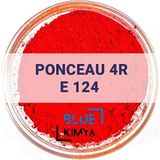 Blue Kimya Ponceau 4r E124 Ponso 4r Kırmızı Toz Gıda Boyası 50 gr