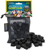 Blue Marble NATIONAL GEOGRAPHIC Rock Tumbling Media - GemFoam Yeniden Kullanılabilir Kaya Parlatıcı Köpük, Kaya Yuvarlanan Kum Döngülerinden Sonra Kullanın, Eskitme Kayalarına ve Minerallere Parlaklık Katar, Kaya