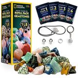 Blue Marble Rough Gemstone Refill Kit for Rock Tumbler by National Geographic