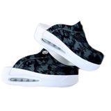 BLUE ORTHOPEDİC SABO TERLİK Kadın Airmax Taban Desenli Ortopedik (38, Gri Kamuflaj, measurement_5_point_5_centimeters)
