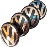 Blue Oto Vw Passat B7 Jant Göbeği Dış Çapı 65 mm (4'lü Set) Kabartmalı Göbek