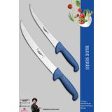 Blue Serisi Mutfak Bıçak Seti Et Tavuk Balık Açma Bıçağı 2 Li Set Günlük Kullanım (MFT-742)