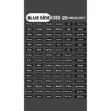 BLUE SİDE 129 Lu Pinterest Stil Mutfak Etiket Kavanoz Stickerı Baharatlık Kavanoz Düzenleyici