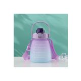 BLUE SİDE 1300 Ml Pink Motivasyon Çocuk Matarası Suluk Bpa Free Su Matarası Çocuk Su Matarası