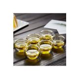 BLUE SİDE Mini Boy Kahve Yanı Çift Çidarlı 6 Lı Pinterest Stil Sosluk (75ml)