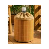 BLUE SİDE Pinterest Stil Bambu Hasır Damacana Kılıfı Doğal Bambu Stil