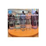 BLUE SİDE Şeffaf Motivasyonel Matara 2000 ml Suluk Su Şişesi BPA Free Suluk Motivasyonel Matara
