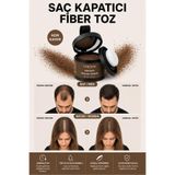 BLUE Skin Care Yeni Nesil Saç Dolgunlaştırıcı Açık Kahve Pudra | Seyrek Sakal Saçlar için Saç Fiberi | Suda Çıkmaz Boya