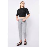 Blue White BW-0007 Açık Gri Kadın Jeans