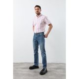 Blue White Erkek Açık Mavi Düz Kesim Jean Pantolon - 29