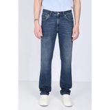 Blue White Erkek Koyu Mavi Rahat Kesim Jean Pantolon - 31