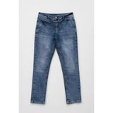 Blue White Kadın Bağcıklı Likralı Jean Pantolon