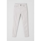 Blue White Kadın Yüksek Bel Slim Fit Dar Paça Beyaz Jean Pantolon