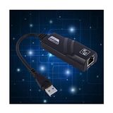 Blue Wings USB 3.0 To Ethernet Dönüştürücü Adaptör Gigabit Destekli Uyumlu Siyah Renk