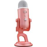 Blue Yeti Profesyonel USB Mikrofon – Logitech Kalitesiyle - Streaming, Podcast, Youtube, Zoom ve Oyun Için Tak Çalıştır Mikrofon - Pembe