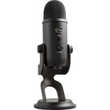 Blue Yeti Profesyonel Usb Mikrofon – Logitech Siyle - Streaming, Podcast, Youtube, Zoom Ve Oyun Için Tak Çalıştır Mikrofon - Siyah