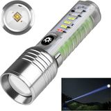 Blueb Profesyonel Tg LED Güçlü 8 Modlu Type-C 1000 Lümen Polis Çakarlı Şarjlı El Feneri