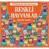 Blueb Renkli Hayvanlar - Yetişkinler Için Boyama - 1 Adet