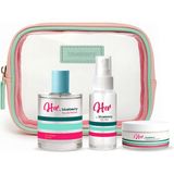 Blueberry Her Signature Trio 3 Lü Kadın Çantalı Set – Parfüm, Hair Mist ve El Kremi