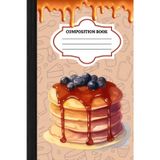 Blueberry Pancakes Composition Notebook-120 page lined (9x6)