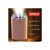 BlueCase Akıllı Ev Ultrasonik Hava Nemlendirici Sessiz Aromaterapi Cihazı 3000ML - Pembe