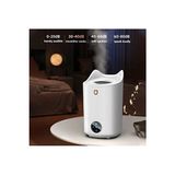 BlueCase Akıllı Ev Ultrasonik Hava Nemlendirici Sessiz Aromaterapi Cihazı Uyumlu 4100ML - Beyaz