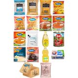 Blueden Ramazan Paketi Kumanya Ezrak Gıda Yardım Kolisi 17 Parça 56 nolu Paket