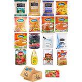 Blueden Ramazan Paketi Kumanya Ezrak Gıda Yardım Kolisi 17 Parça 80 nolu Paket
